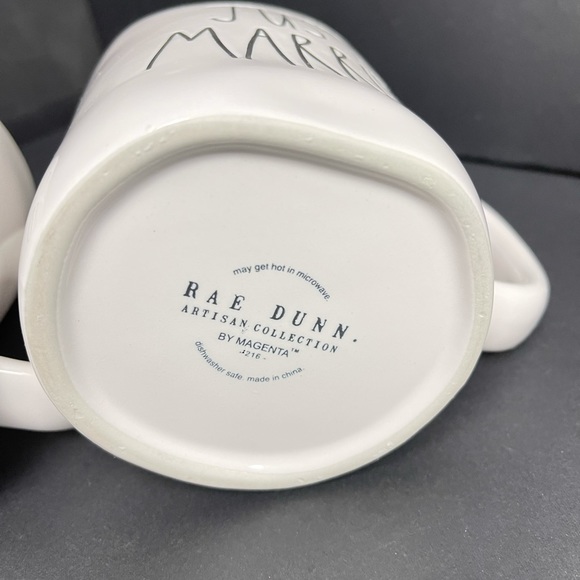 Rae Dunn Just Married Mug (2) - Picture 5 of 6